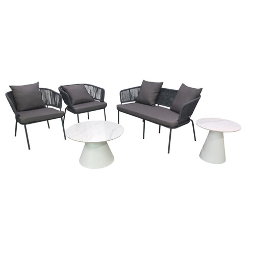 2312 OUTDOOR SET (CHAIR+LOVESEAT+COFFEE TABLE)